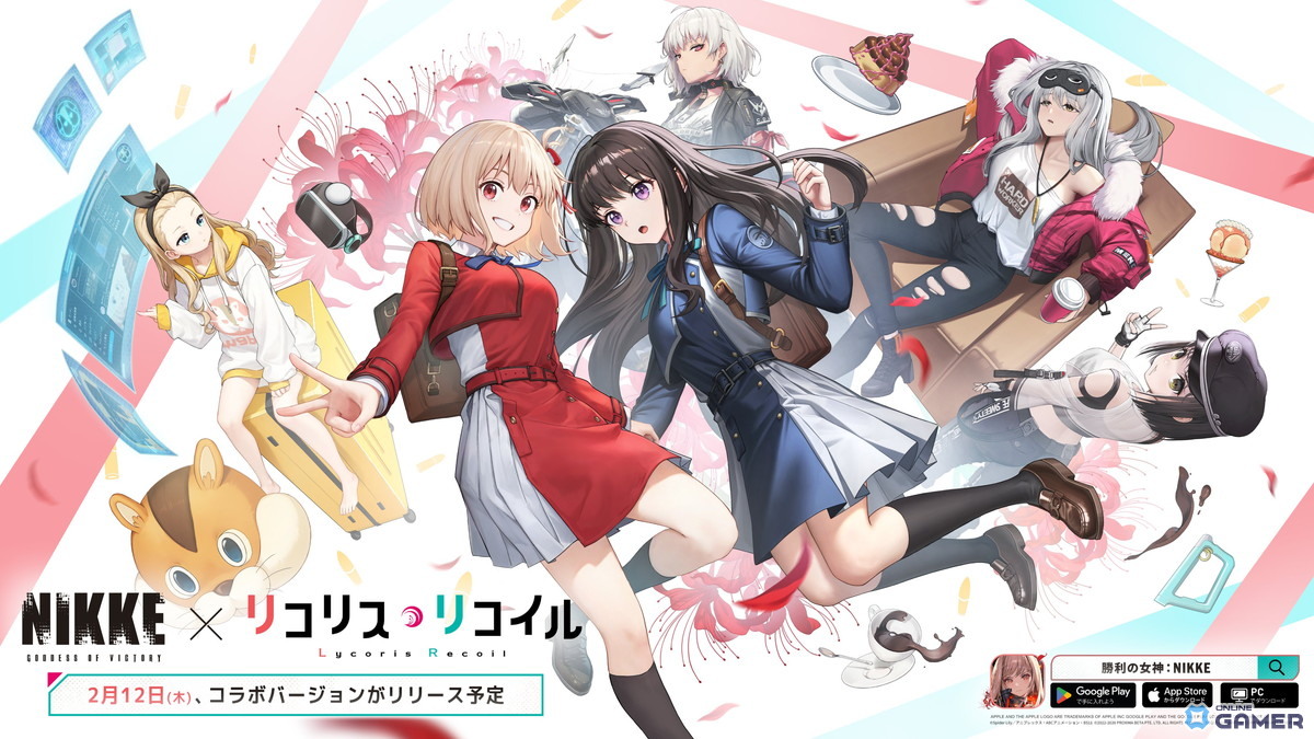 「勝利の女神：NIKKE」×「リコリス・リコイル」コラボ開幕！千束・たきな・クルミ参戦のスクリーンショット1