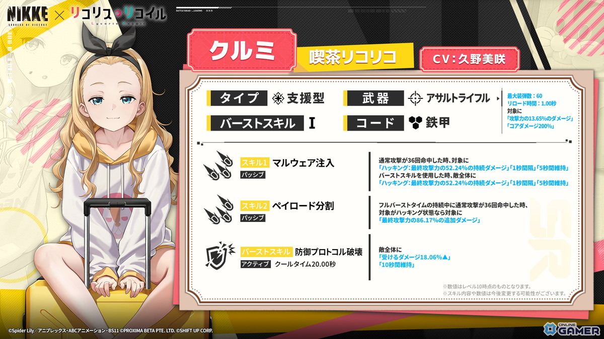 「勝利の女神：NIKKE」×「リコリス・リコイル」コラボ開幕！千束・たきな・クルミ参戦のスクリーンショット14