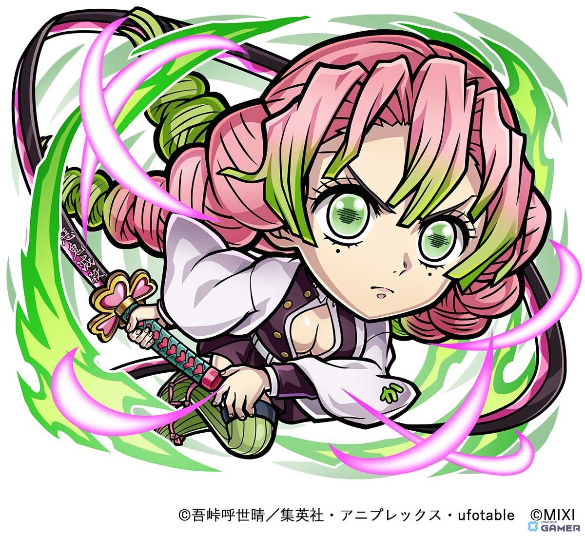 木属性 ★6　甘露寺蜜璃（無限城編）（進化後）CV：花澤香菜