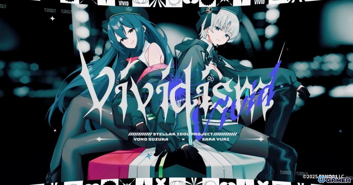 「STELLAR IDOL PROJECT」ヒゲドライバー氏描き下ろし新曲「Vividism」公開!夜乃すずか&沙良ユウリが歌唱のスクリーンショット1