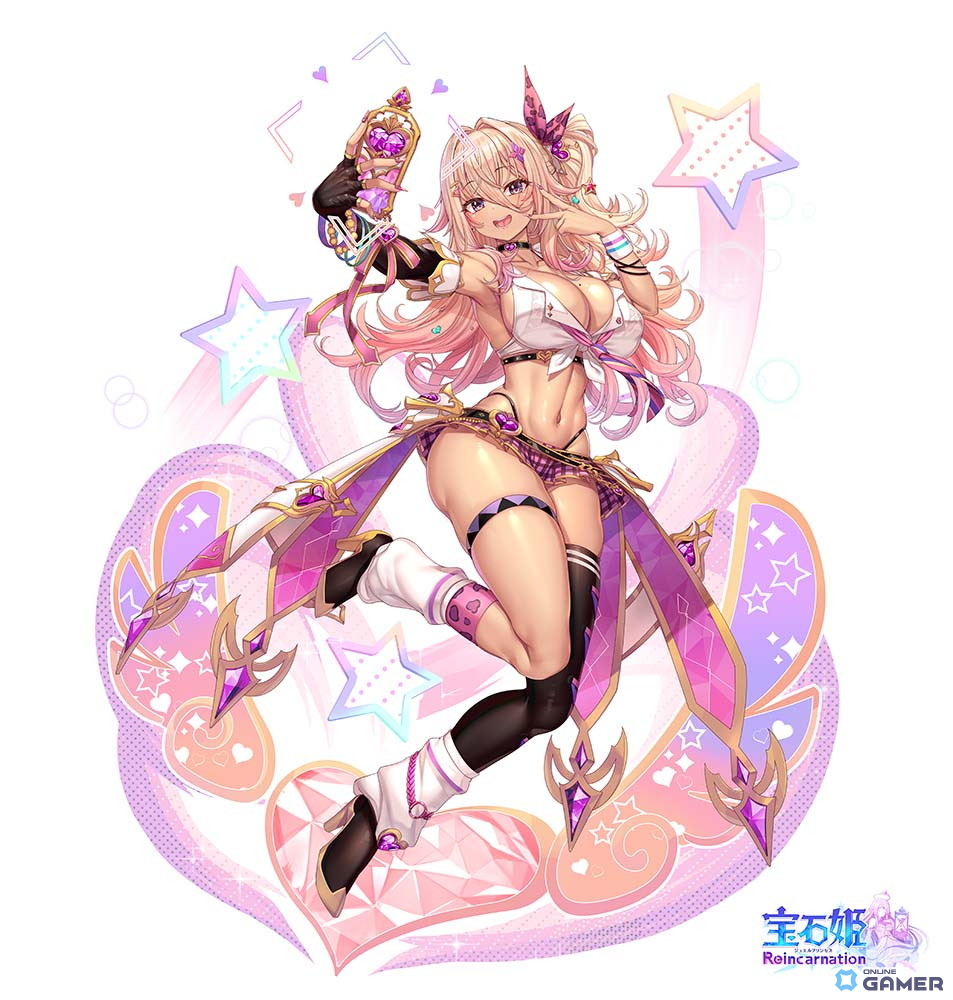 「宝石姫Reincarnation」新宝石姫ピンクダイヤモンド実装!味方全体に火力バフ付与のスクリーンショット2