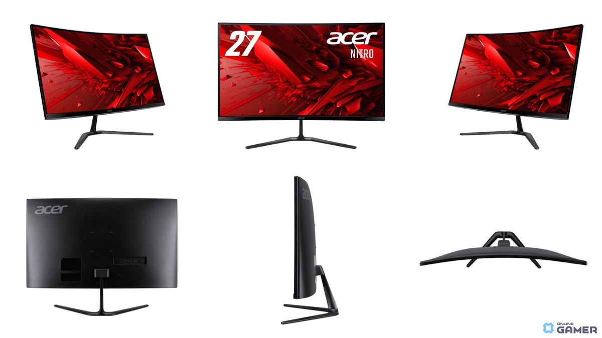 Acer「Nitro ED0」シリーズ登場、最大240Hz対応の湾曲ゲーミングモニター3機種を発売のスクリーンショット3