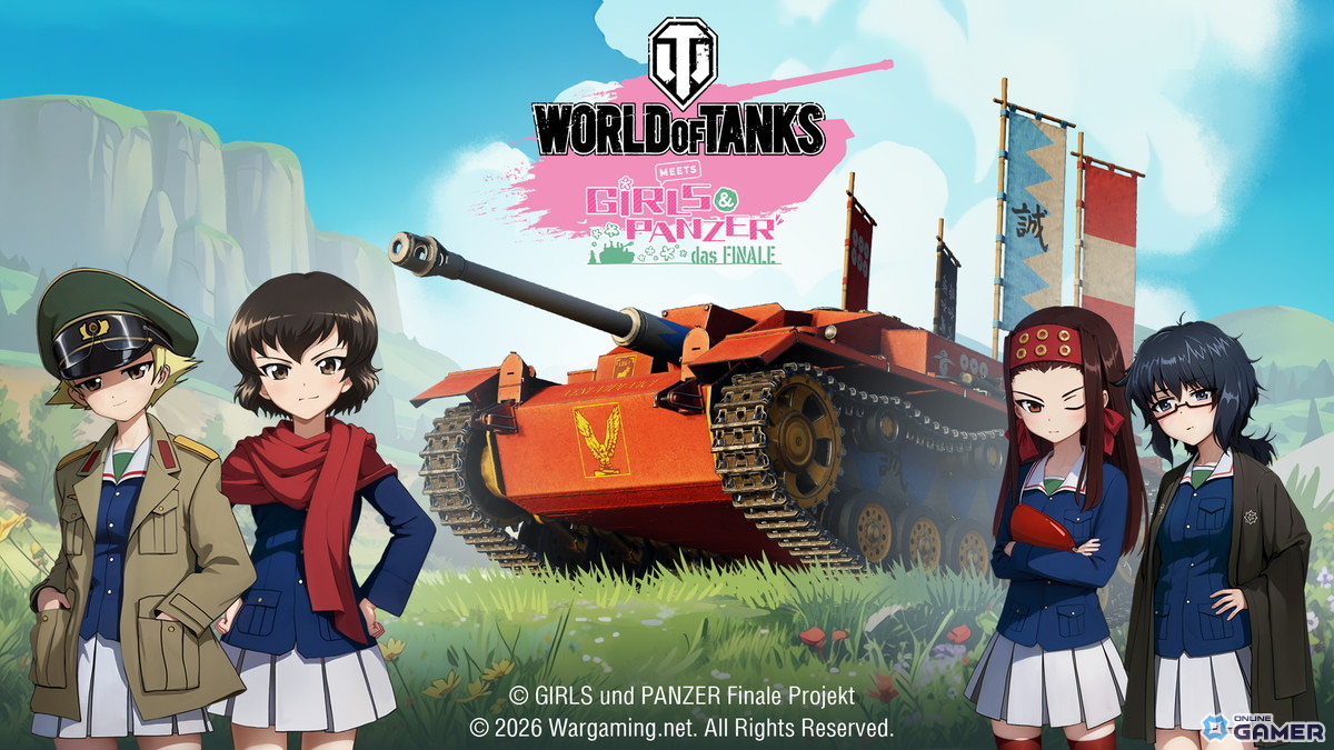 「World of Tanks」×「ガールズ＆パンツァー」コラボ開催！カバさんチーム参戦＆新車輌「StuG III Ausf. F Kabasan」登場のスクリーンショット1