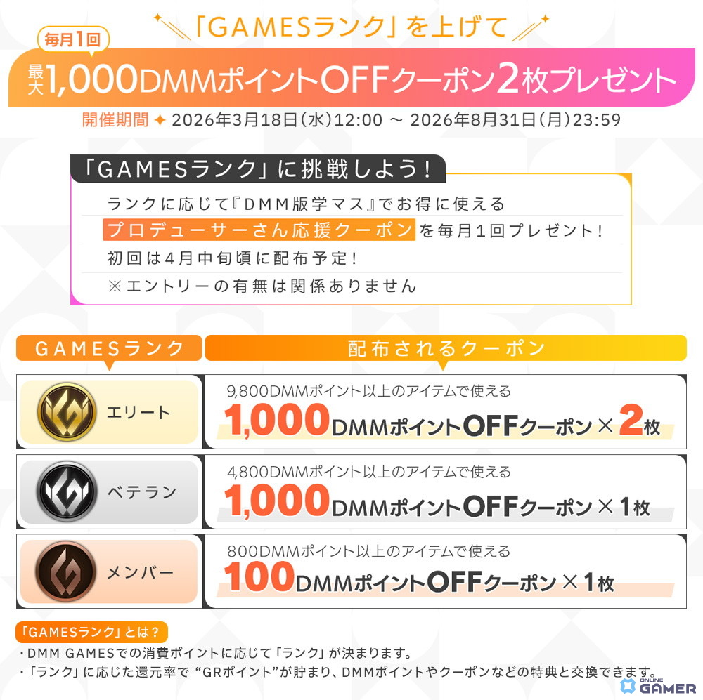 「学園アイドルマスター」DMM版1周年キャンペーン開催！10％ポイントバック＆最大10,000ポイントが当たる企画も実施のスクリーンショット4