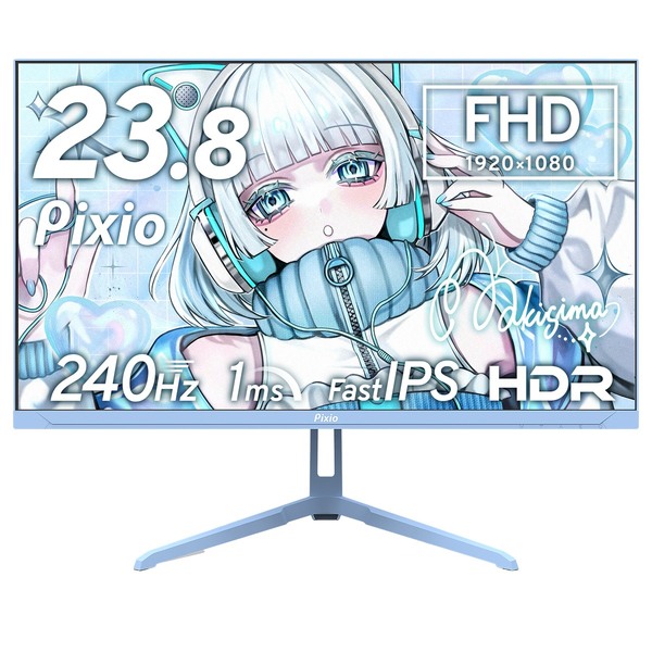 Pixio新ゲーミングモニター「PX249WAVE」登場!240Hz対応23.8インチモデルが全8色で展開のスクリーンショット4