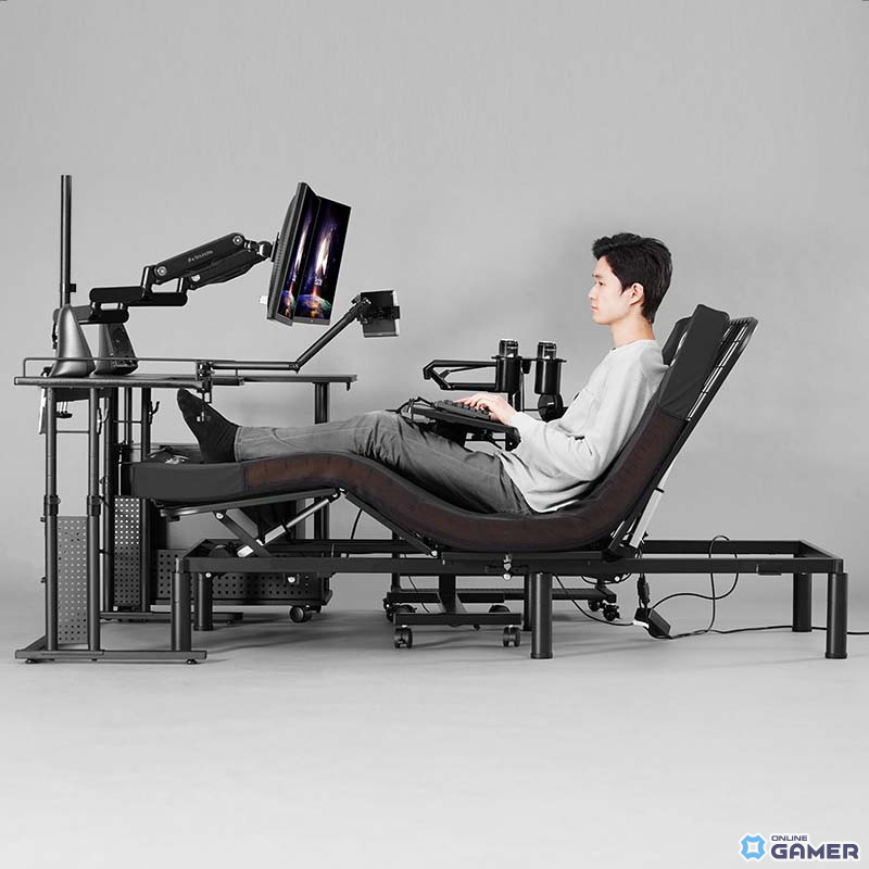 搬入しやすく進化した「電動ゲーミングベッド2」発売。3分割構造で“寝ながらゲーム環境”を実現のスクリーンショット6