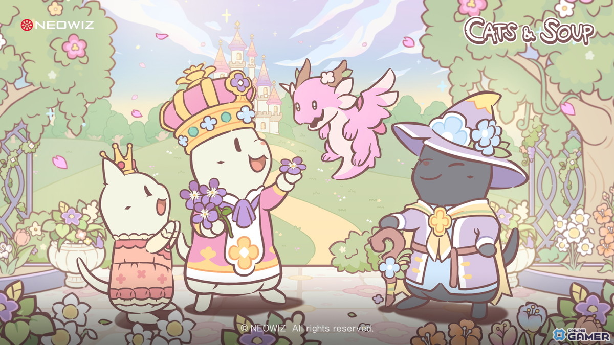 「猫とスープ」春の大型アップデート実施―限定猫「ライラックトラ」＆新テーマ「藤の木の森」登場のスクリーンショット1