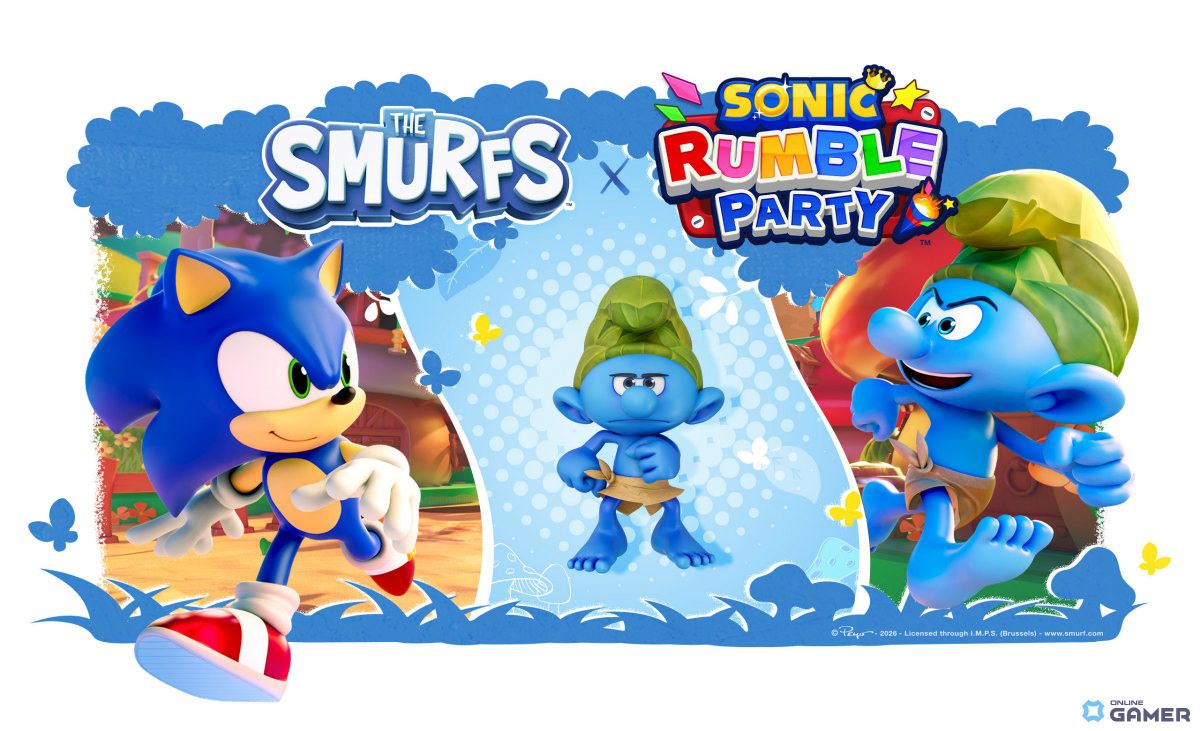 「ソニックランブル パーティ」×「スマーフ」コラボ開催！パパスマーフやスマーフェットが参戦のスクリーンショット9