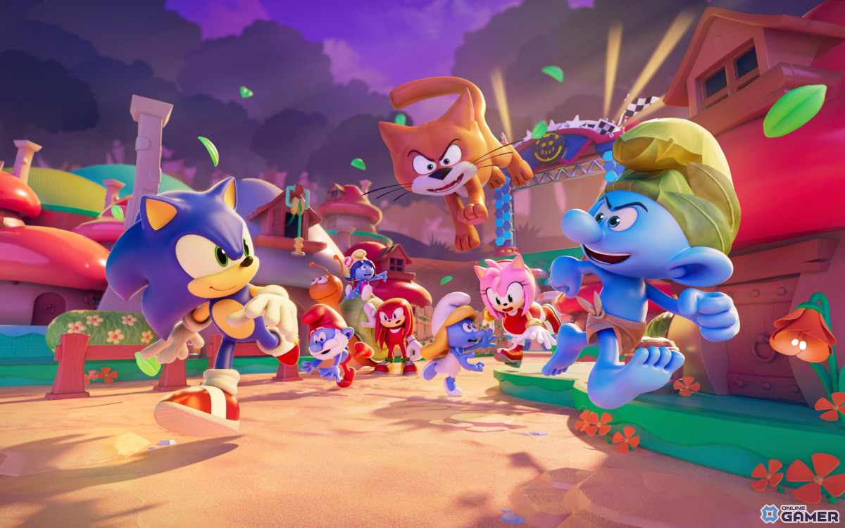 「ソニックランブル パーティ」×「スマーフ」コラボ開催！パパスマーフやスマーフェットが参戦のスクリーンショット10