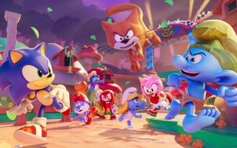 「ソニックランブル パーティ」×「スマーフ」コラボ開催！パパスマーフやスマーフェットが参戦