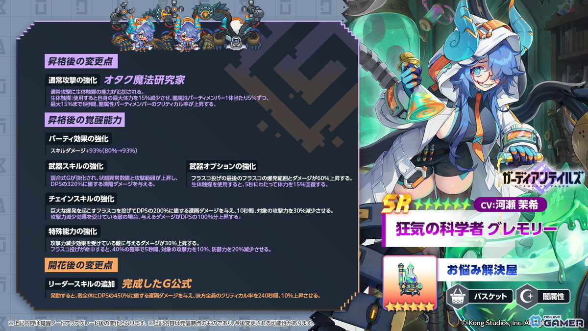 「ガーディアンテイルズ」ラクリーマ登場！炎竜王の化身SSR追加＆グレモリー昇格解放のスクリーンショット4