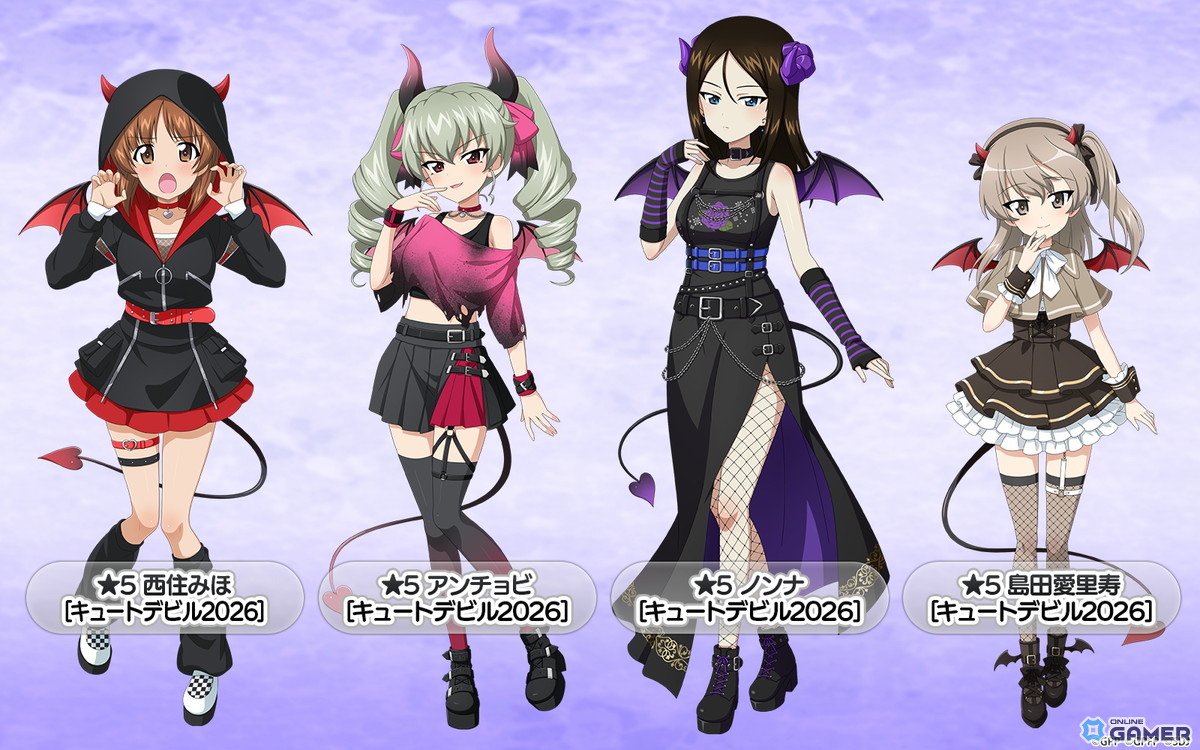 「ガールズ＆パンツァー戦車道大作戦！」みほ＆ノンナら小悪魔衣装登場！キュートデビルガチャ開催のスクリーンショット2