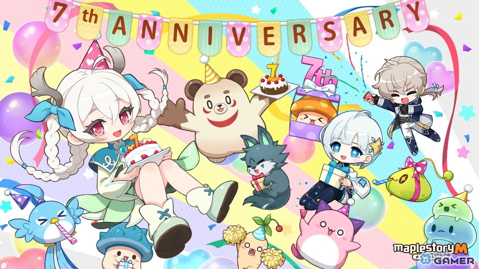 「メイプルストーリーM」7周年で新職業リン実装!テラバーニング&新ボス追加のスクリーンショット1