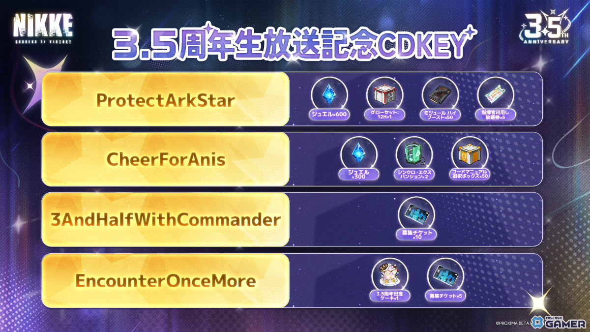 「勝利の女神：NIKKE」3.5周年生放送まとめ―アニス：スター登場＆新イベント「STAR ANIS」発表！のスクリーンショット12