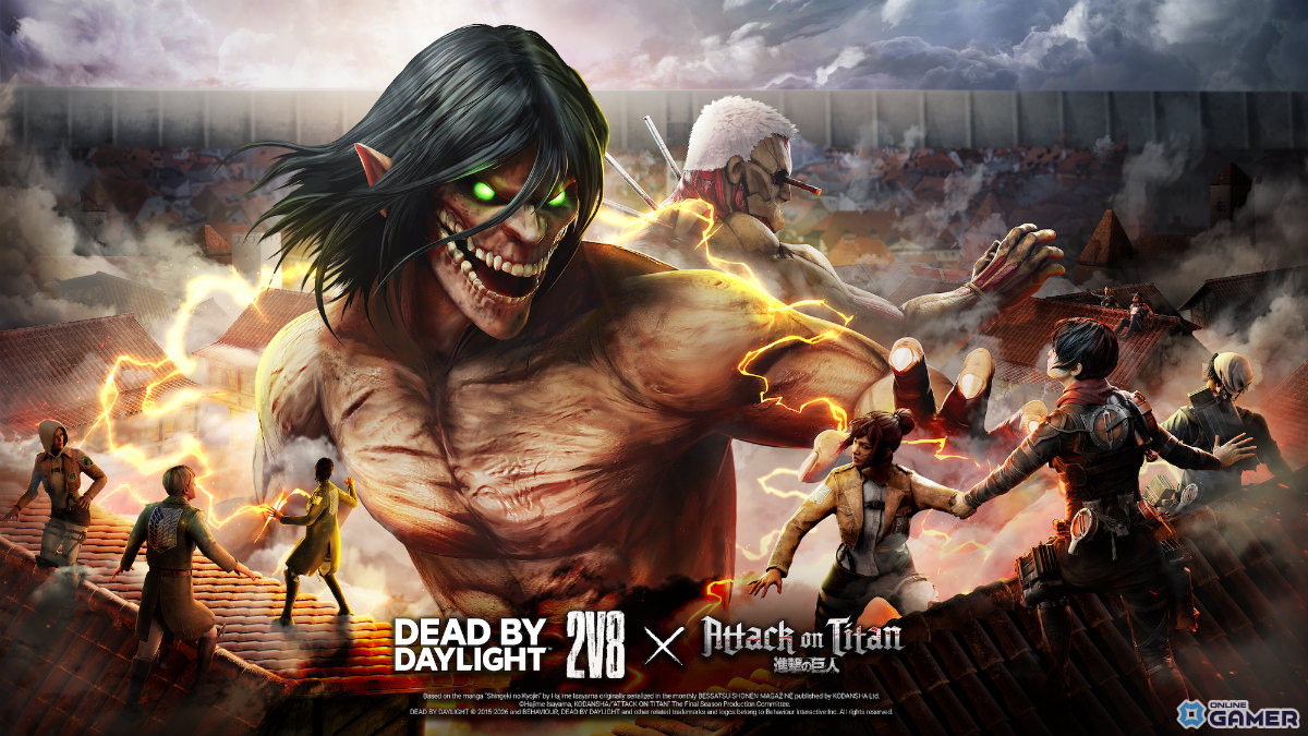 「Dead by Daylight」2対8モード再登場!進撃の巨人コレクションに新コーデ追加のスクリーンショット1
