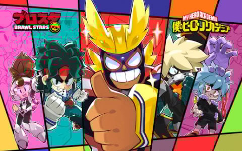 「ブロスタ」×「僕のヒーローアカデミア」初コラボ開催！デク・オールマイトらスキン登場