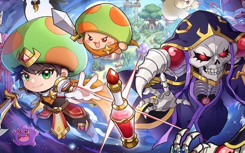 「キノコ伝説：勇者と魔法のランプ」×「オーバーロード」コラボ開催！―アインズ・ウール・ゴウン、アルベド、シャルティアら5キャラが登場