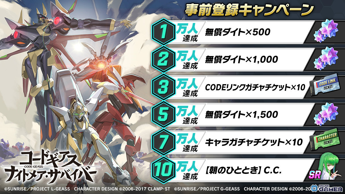 「コードギアス ナイトメア・サバイバー」2026年配信決定!シリーズ初のサバイバーアクションが登場のスクリーンショット6