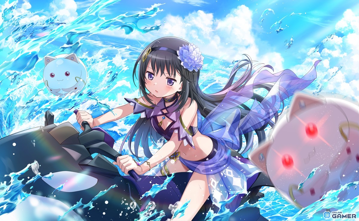 「まどドラ」水着ほむらが登場！最大80連無料ガチャ＆マギカストーン6,000個配布の海開きキャンペーン開催のスクリーンショット2