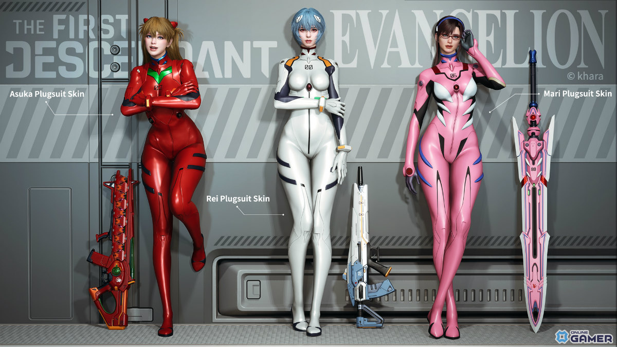 「The First Descendant」×「エヴァンゲリオン」コラボが6月18日開始!レイ、アスカ、マリのプラグスーツが登場のスクリーンショット1