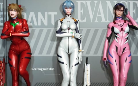 「The First Descendant」×「エヴァンゲリオン」コラボが6月18日開始！レイ、アスカ、マリのプラグスーツが登場