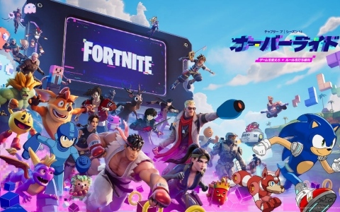 「フォートナイト」ソニックやロックマン、ジョーカーら20以上のゲームキャラが集結！新シーズン「オーバーライド」が8月20日20時開幕